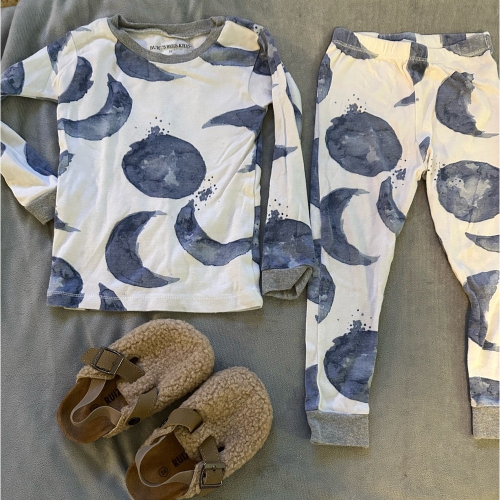 Pajamas and slippers